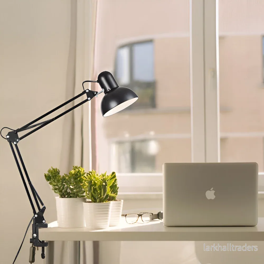 FlexiGlow Clip – Justerbar Skrivbordslampa med Lång Arm - Bild 2