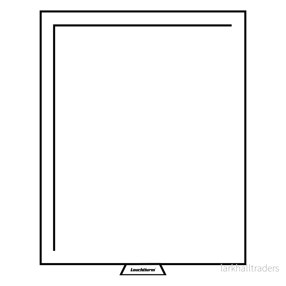 MB-myntbox utan fack, 210 x 270 mm, rökfärgad MB-myntbox utan fack, 210 x 270 mm, rökfärgad