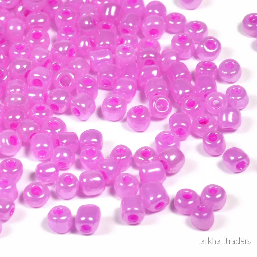 Seed Beads, 4mm, ceylon orchid Seed Beads, 4mm, ceylon orchid