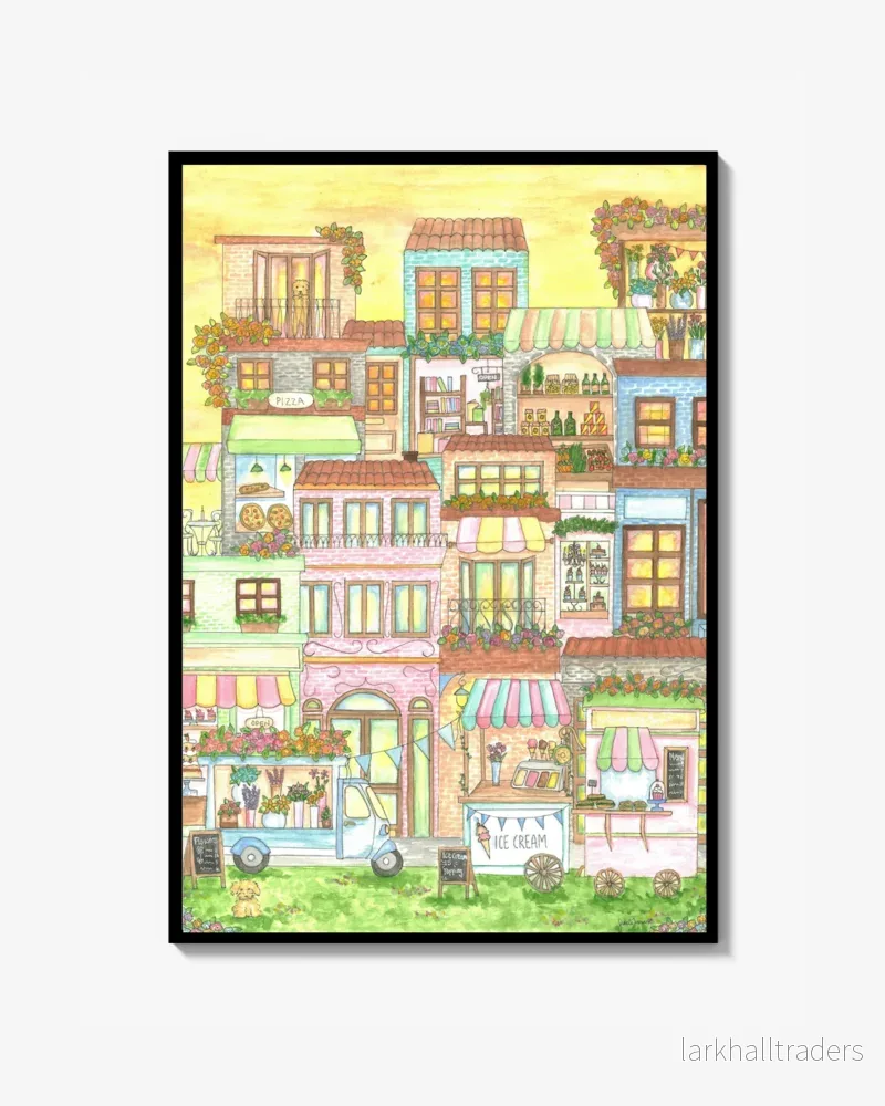 Pastel Evenings Poster