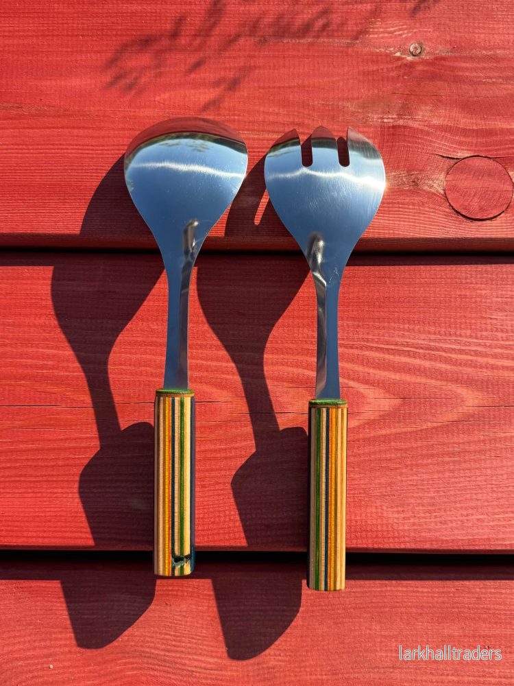 Salladsbestick - Ă
tervunna skateboards - Bild 3