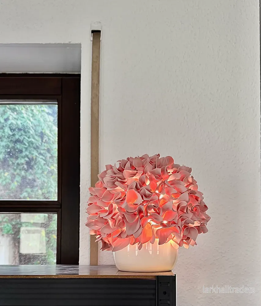 Design Porslin Lampa (puderrosa)