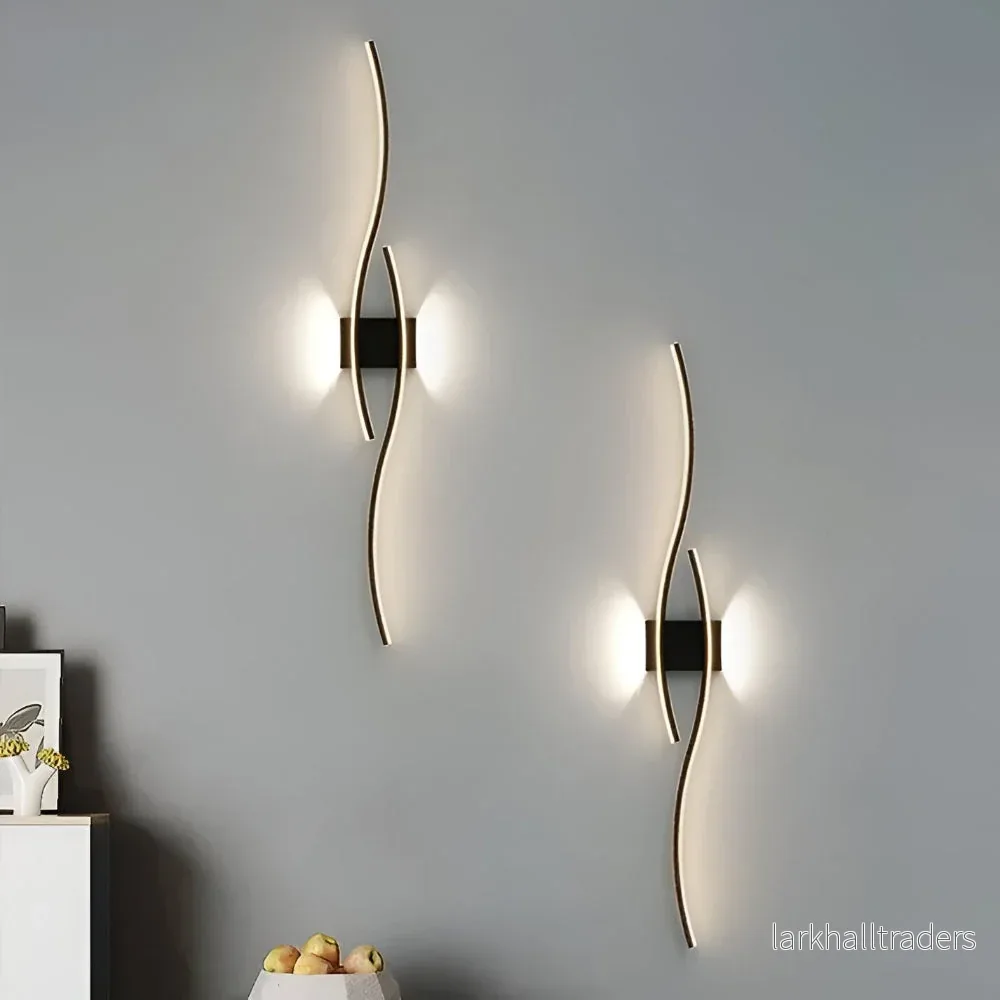 WaveLume – Modern LED Vägglampa med Elegant Vågdesign WaveLume – Modern LED Vägglampa med Elegant Vågdesign