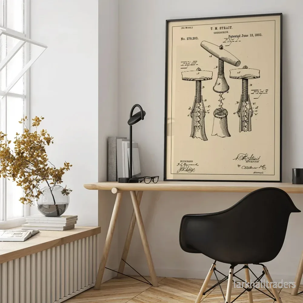 Korkskruvspatent Poster Korkskruvspatent Poster
