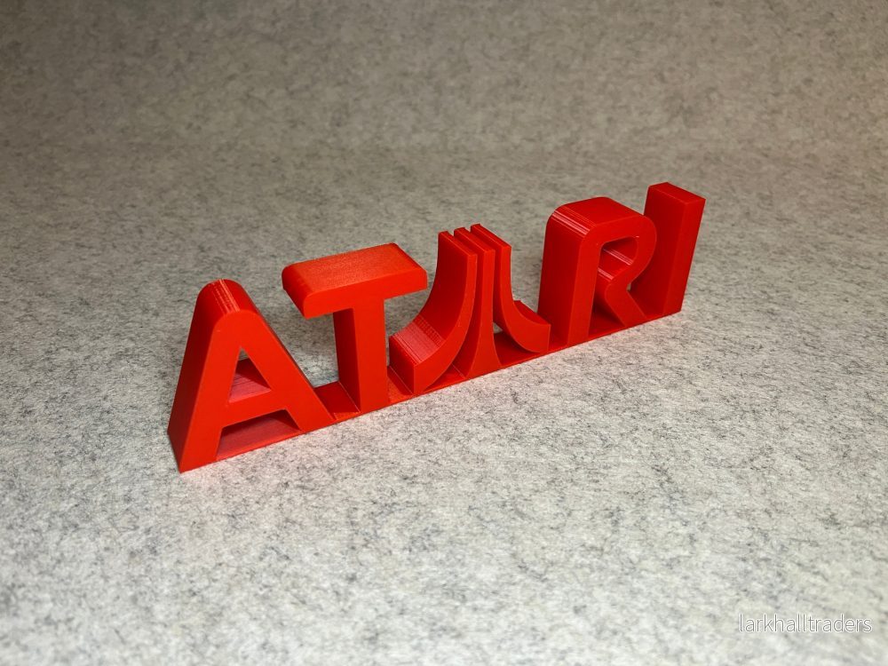 Atari-logotypskylt - 3D-teckenskylt för spelrummet - Bild 3