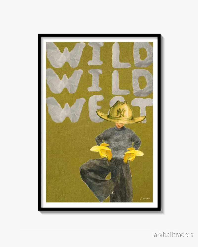 Wild Wild West banana yankee på Poster papper Wild Wild West banana yankee på Poster papper