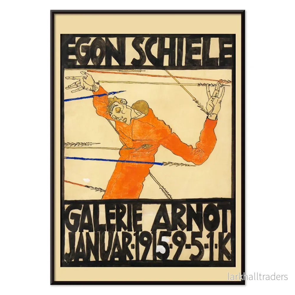 Schiele-utställning Galerie Arnot Poster - Bild 2