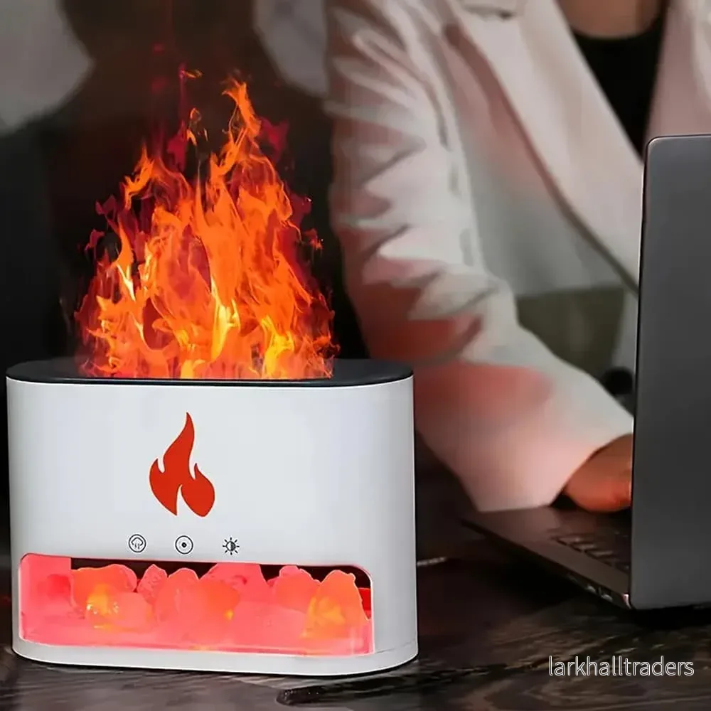 Vulkan Luftfuktare & Aroma Diffuser 240 ml med Kristallsalt - Bild 3