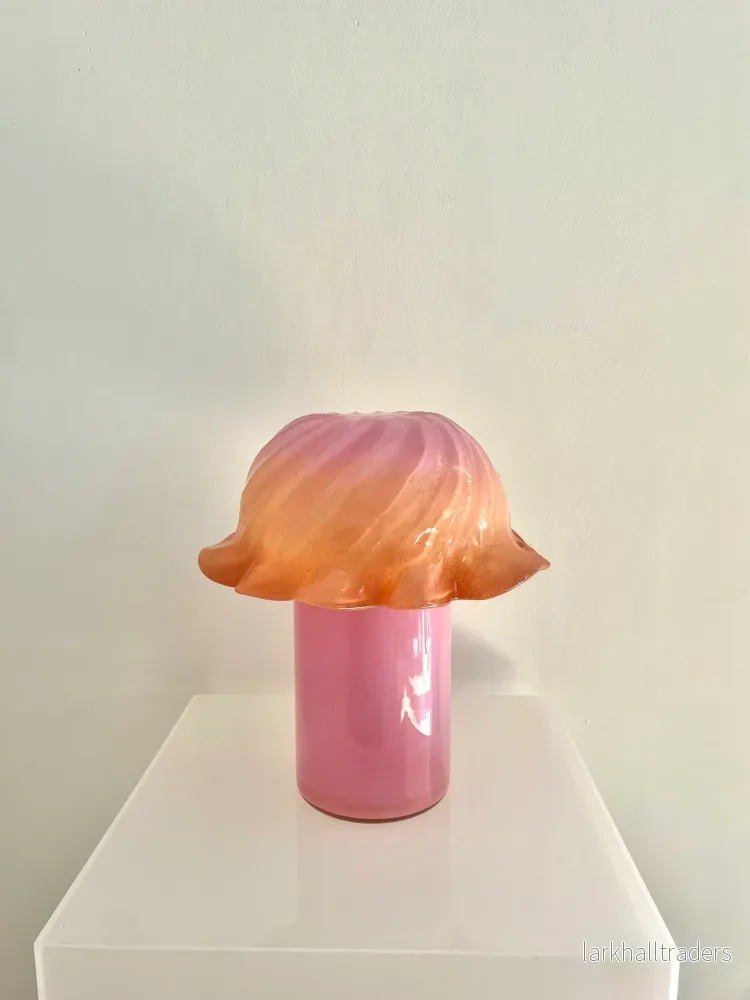 Glas Lampa - Apricot Bloom