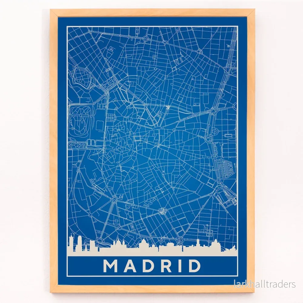 Minimalistisk Madrid Poster - Bild 3