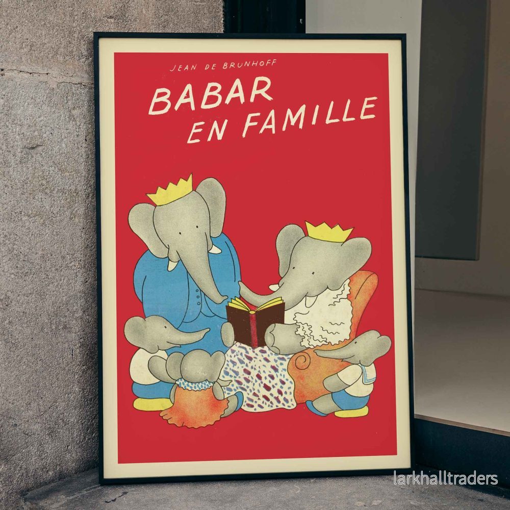 Babar en famille Poster