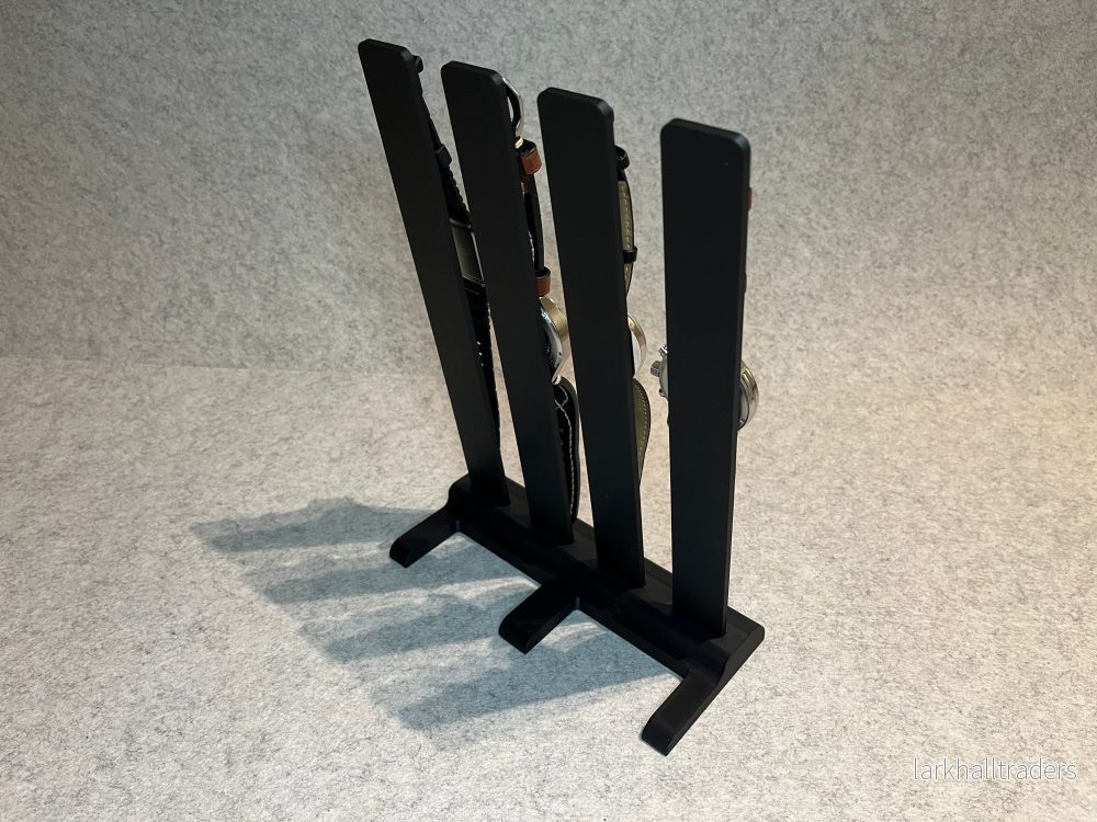 Klockställ för 4 armbandsur - 4 pelare på gemensam bas - Bild 3
