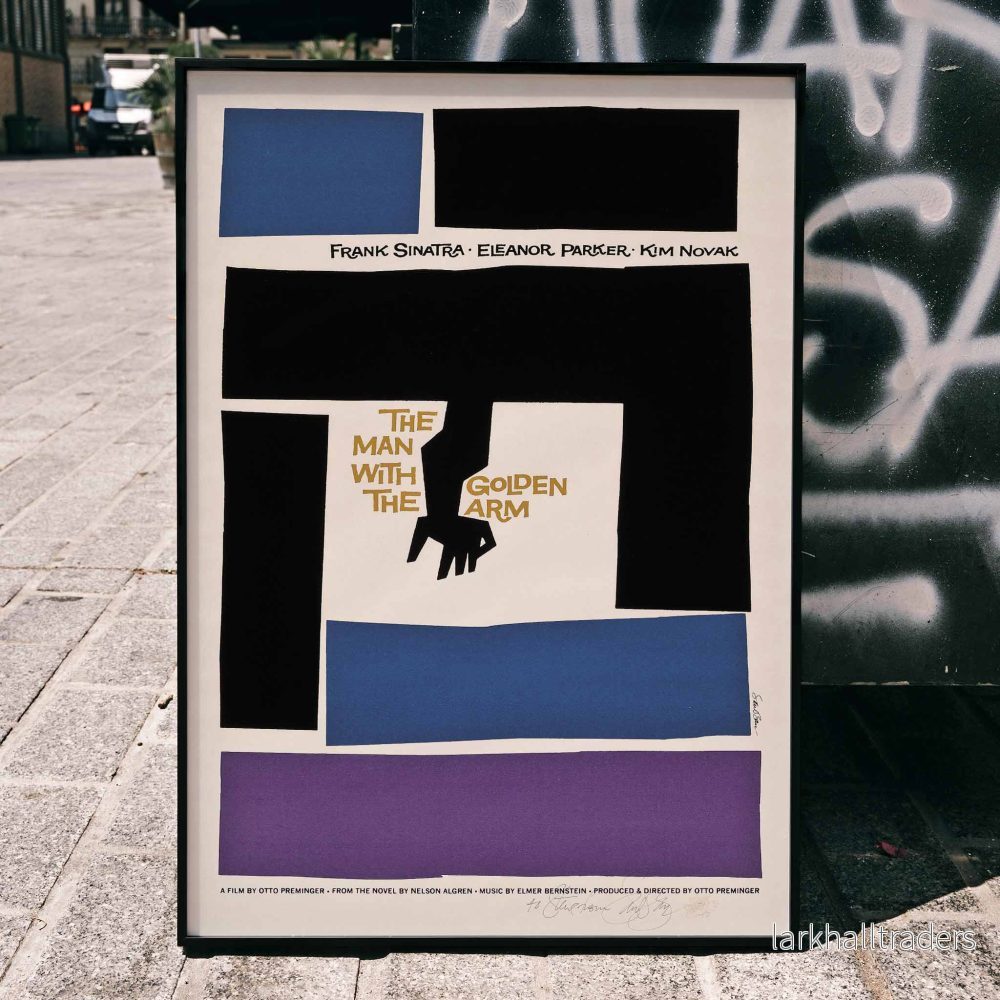 Mannen med den gyllene armen Poster