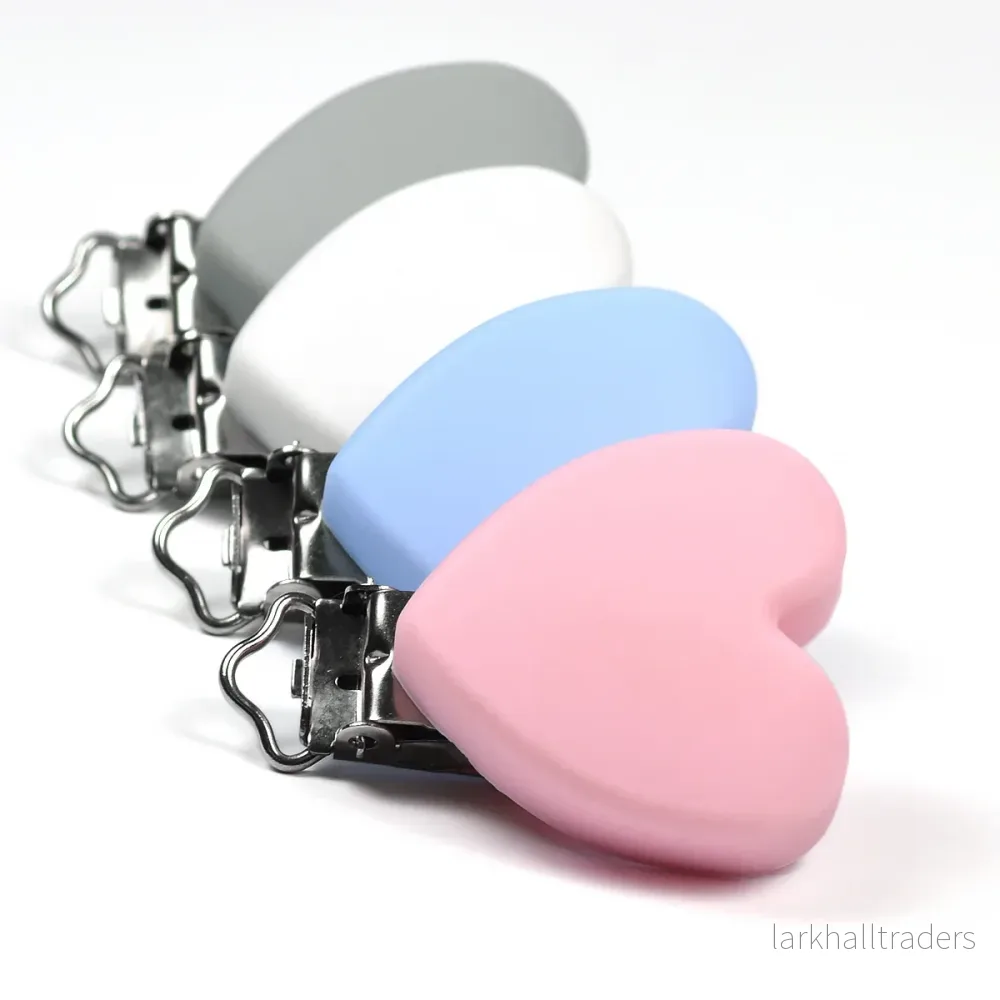 Silikonclips, hjärta