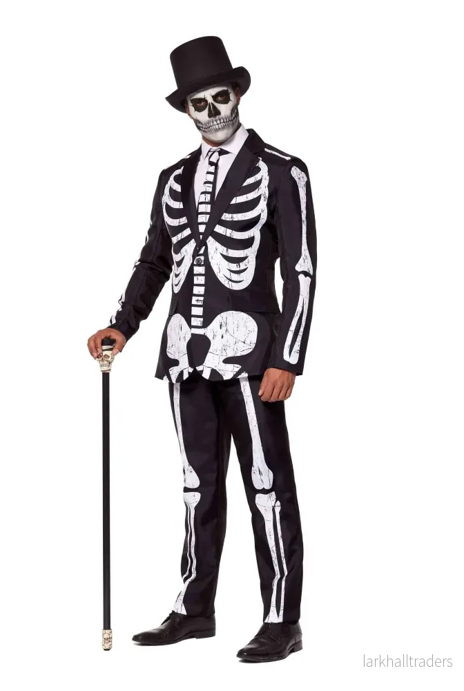 Suitmeister Skeleton Grunge Black