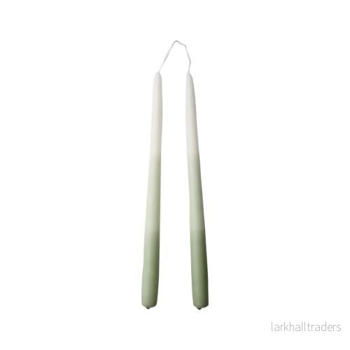 Coloured Taper Kronljus, Grön Coloured Taper Kronljus, Grön
