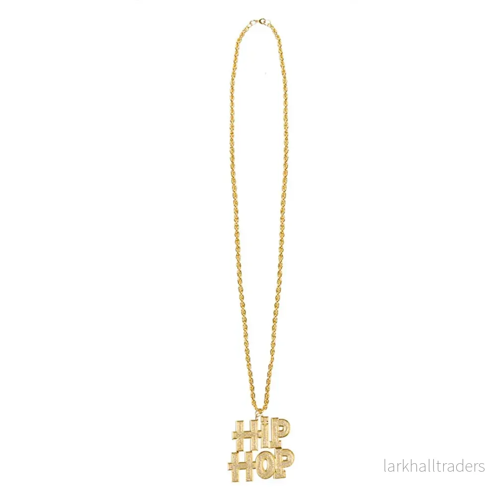 Halsband, hiphop guld - Bild 2