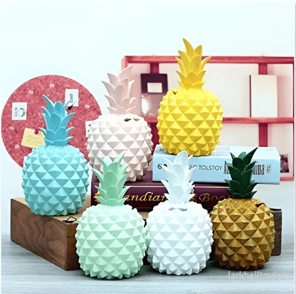 PineSaver – Elegant Ananasformad Sparbössa i Harts PineSaver – Elegant Ananasformad Sparbössa i Harts