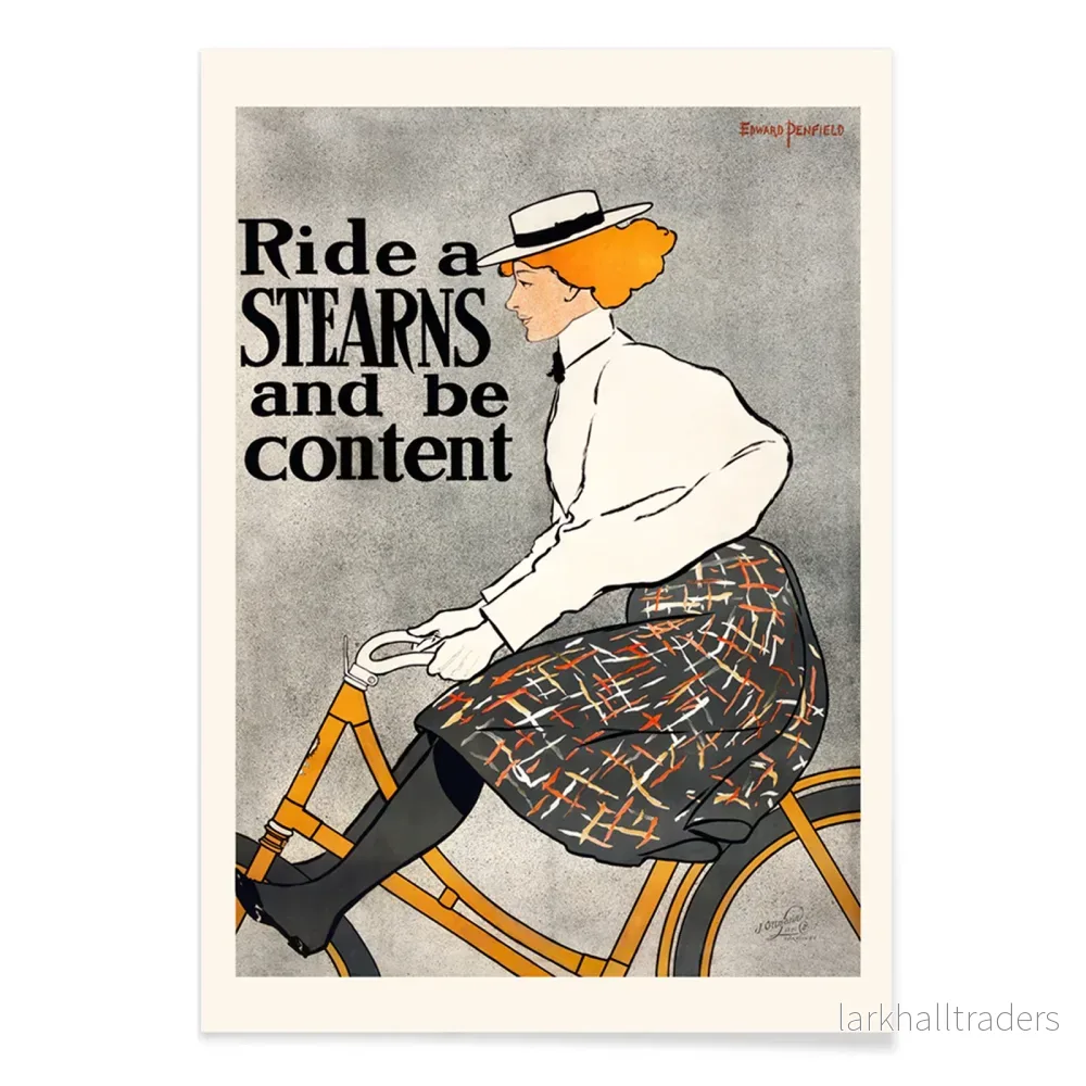 Cykla en Stearns och var nöjd Poster - Bild 2