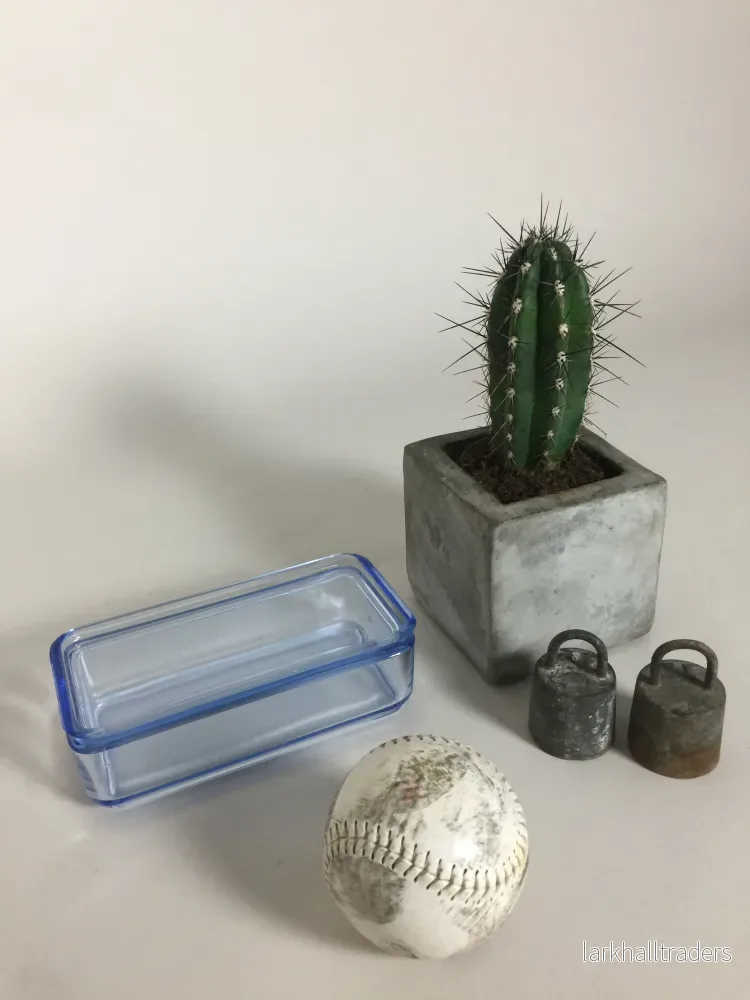 Fint och gammalt förvaringsglas med lock - Bild 2