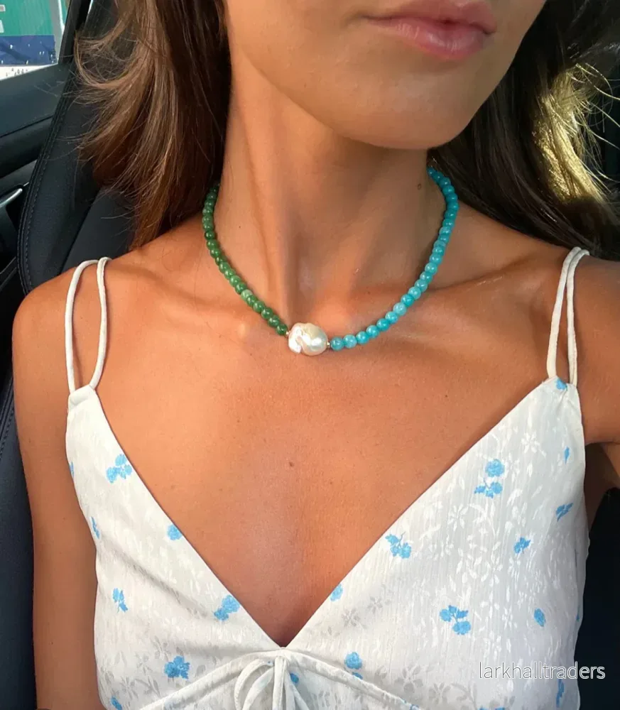BEGRÄNSAD UPPLAGA – Grön Punkt Halsband BEGRÄNSAD UPPLAGA – Grön Punkt Halsband