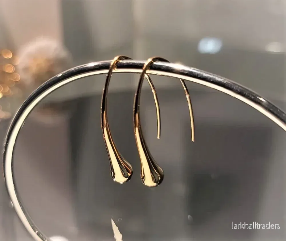 Droppen Mini Örhängen 18K Rödguld - Bild 3