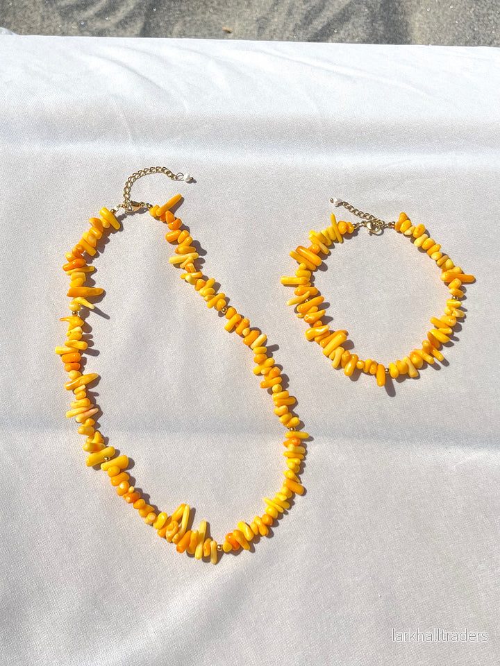Crispy Coral Halsband/Armband Crispy Coral Halsband/Armband