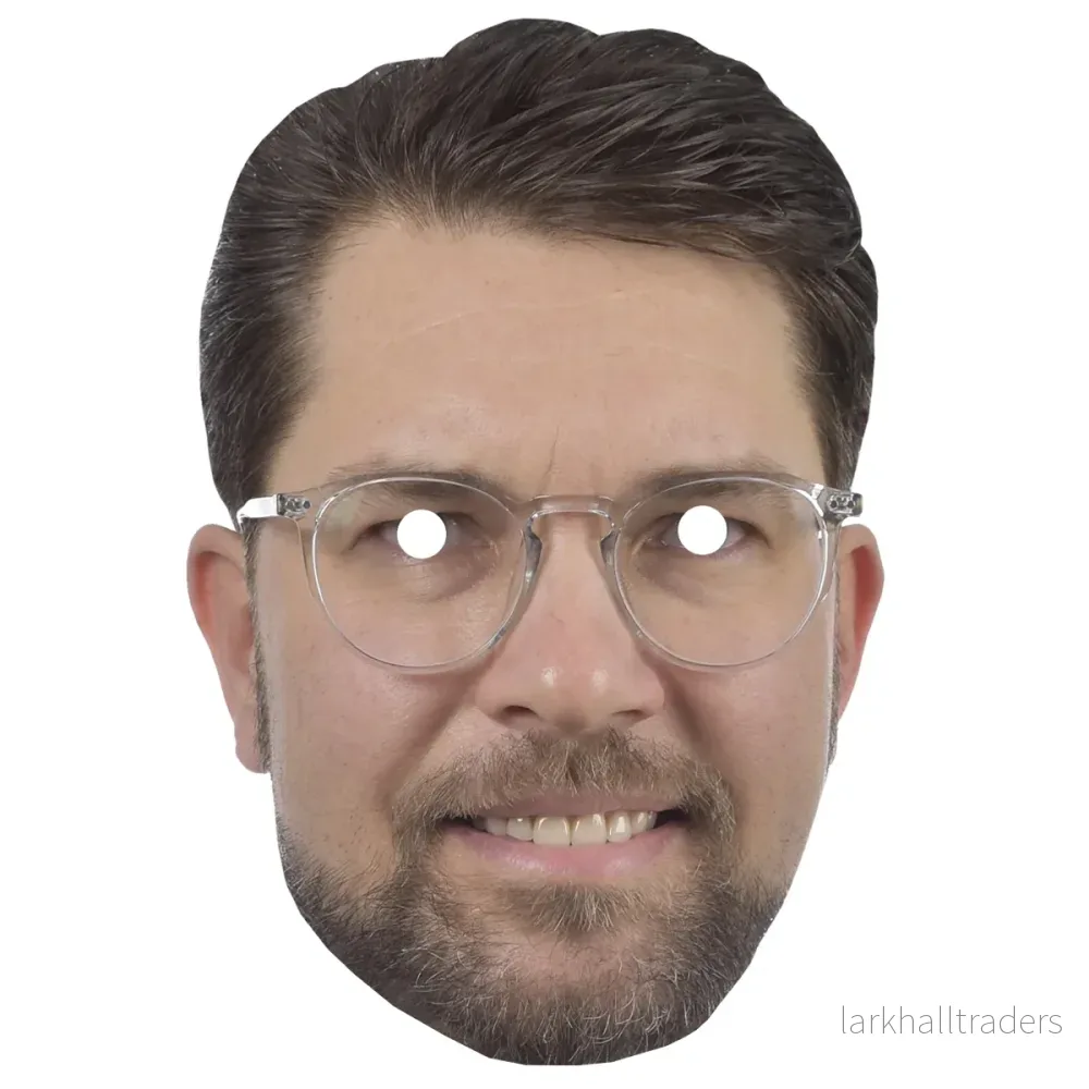 Pappmask, Jimmie Åkesson Pappmask, Jimmie Åkesson