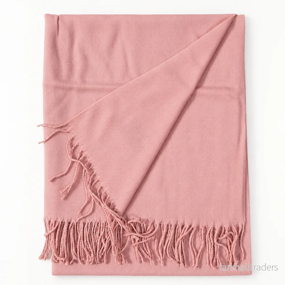 Elegant Halsduk med Fransar – Flera Vackra Färger – 70 x 180 cm – 200 g. - Bild 3