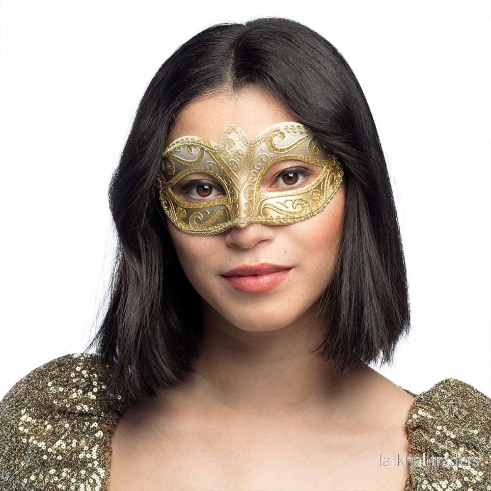 Ögonmask, Venice felina guld - Bild 2