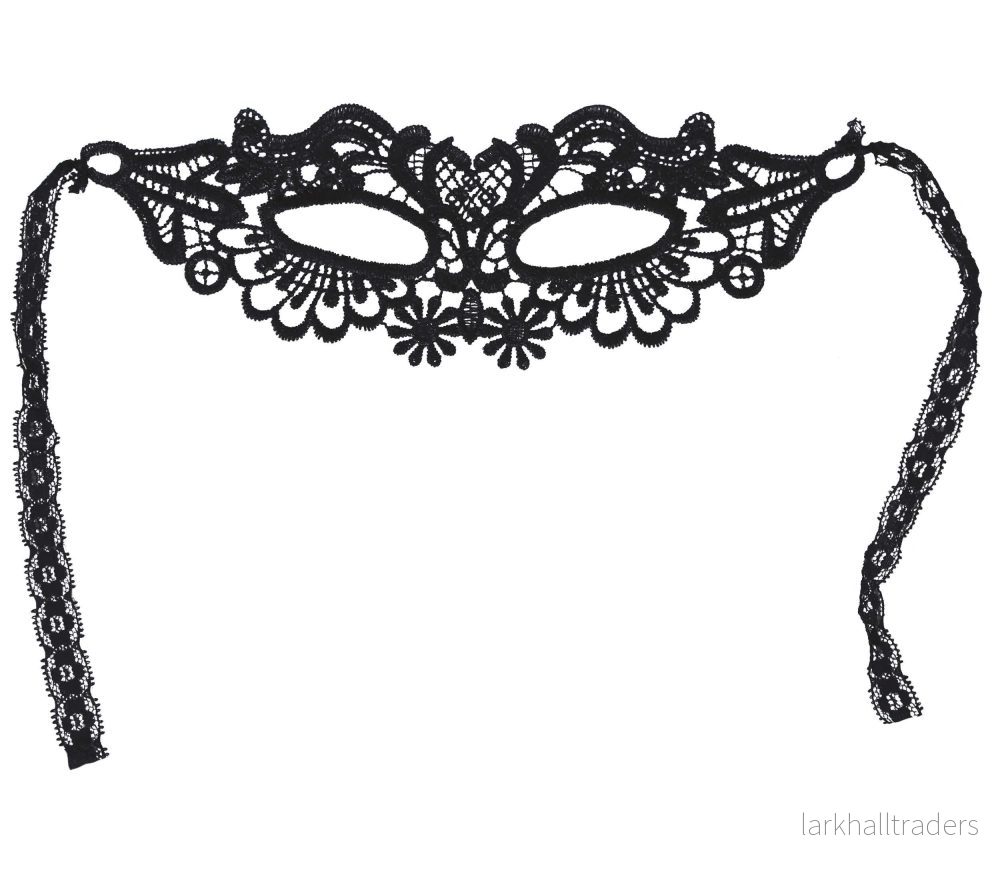 Ögonmask, Black lace 2 - Bild 3