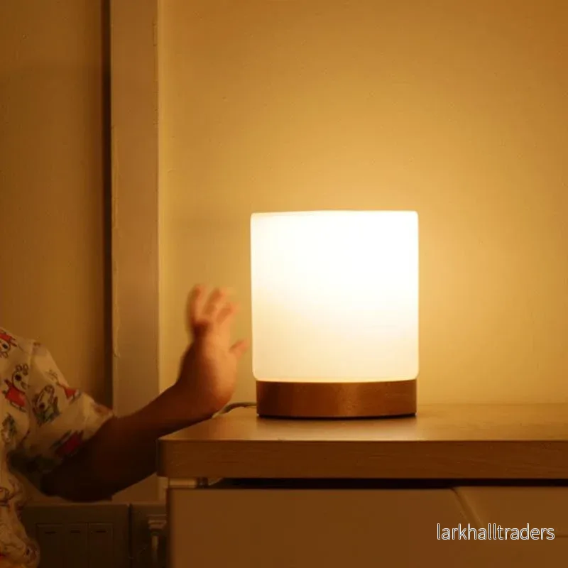 Glasora - Mini glasbordslampa med touchaktivering och 360° belysning för elegant atmosfär och läsning - Bild 3