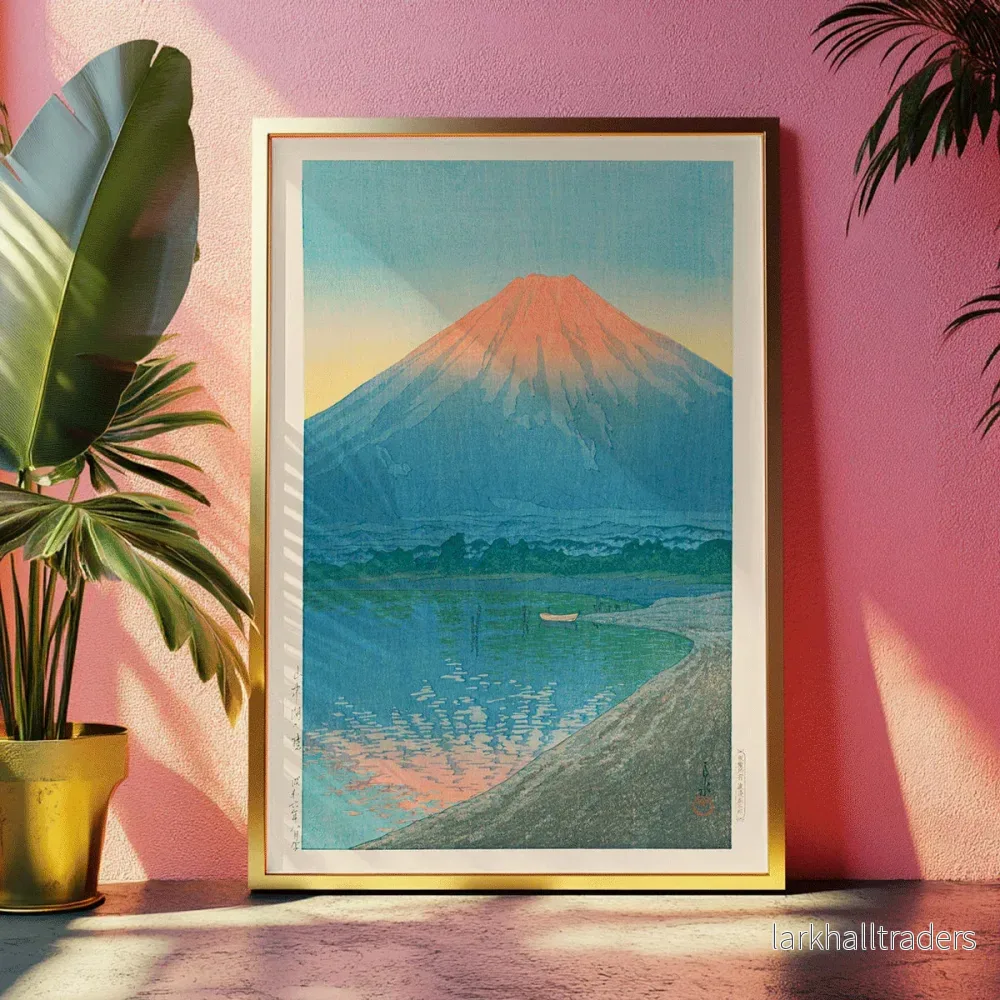 Daggry över sjön Yamanaka Poster - Bild 3