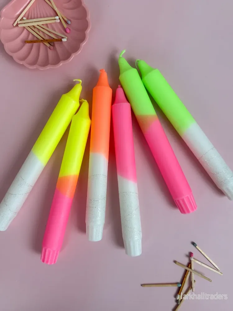NEON GLITTER dip-dye Ljus