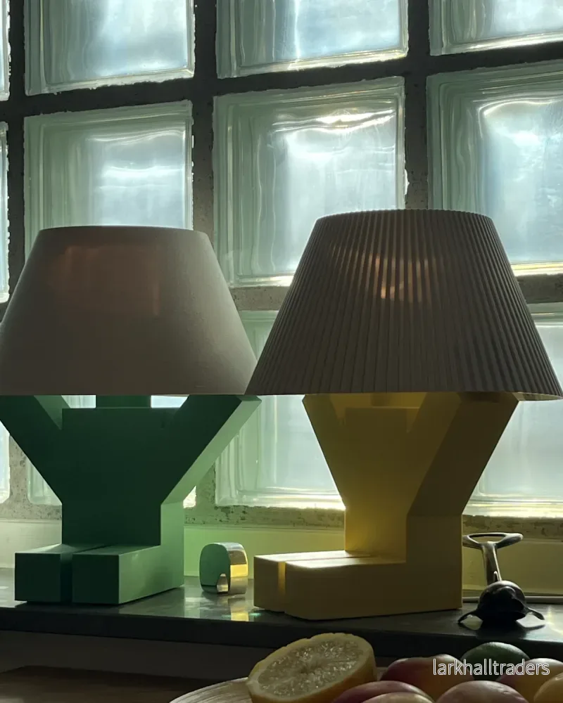 Lasse lamp - räfflad gul - Bild 3