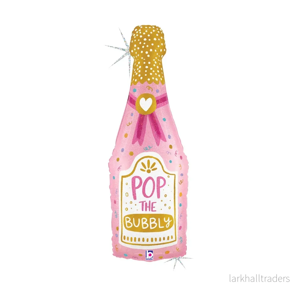 Folieballong, Bubbly Champagne Bottle 91 cm