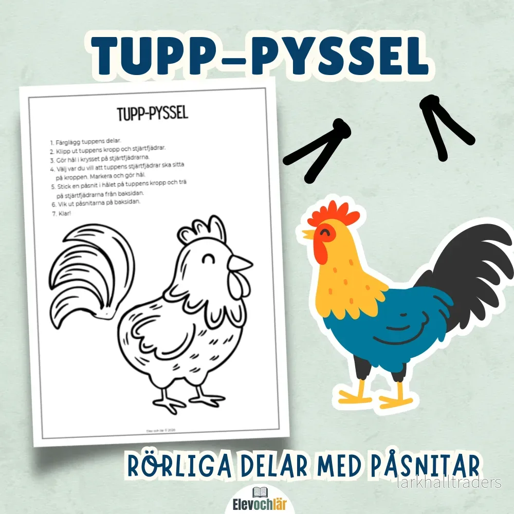 Tuppen – pyssel med rörliga delar