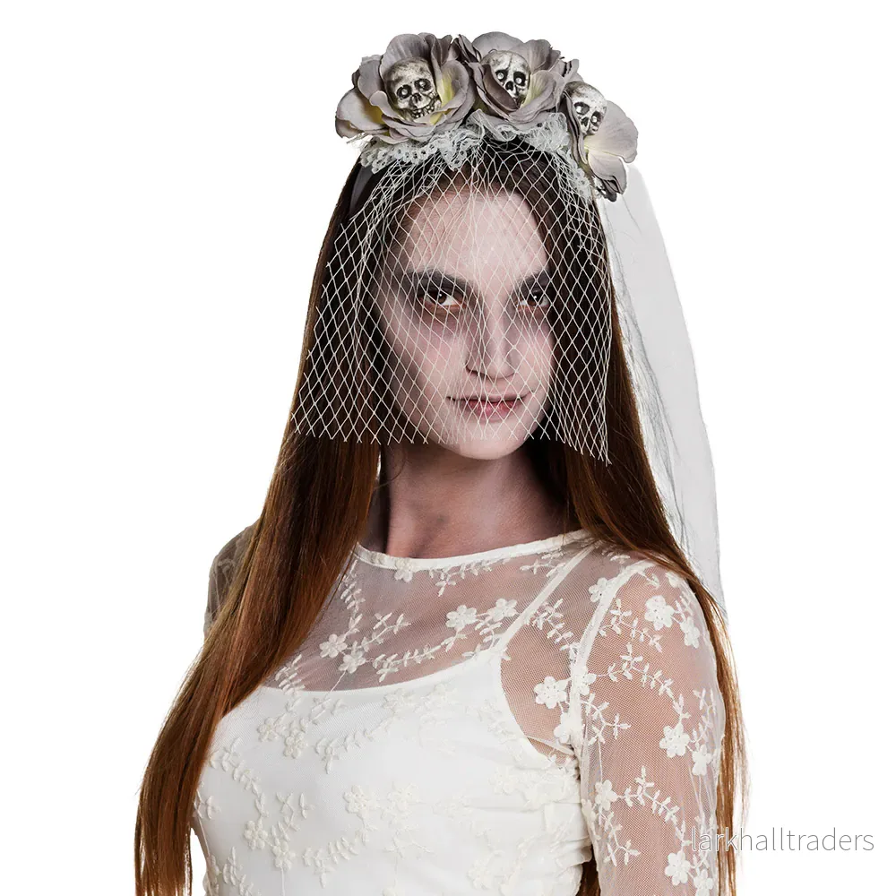 Brudslöja, zombie dödskallar Brudslöja, zombie dödskallar
