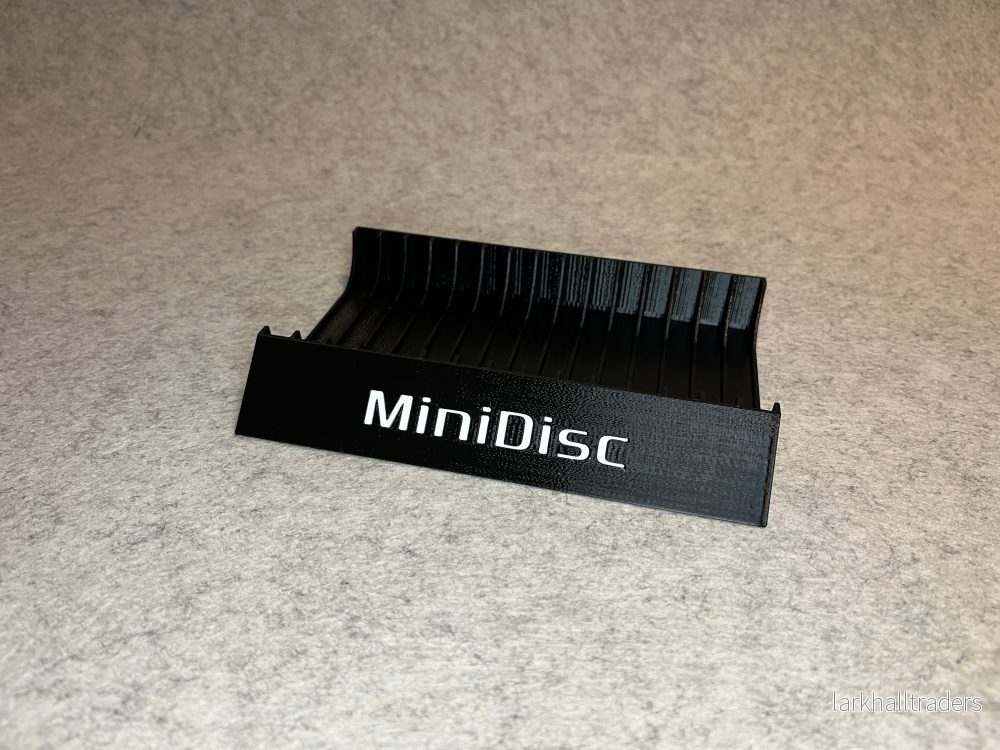 Ställ för 15 MiniDisc (MD) – med MiniDisc-text