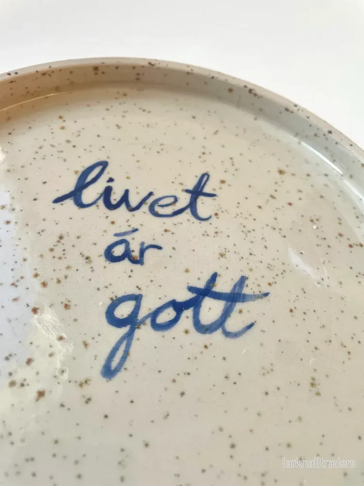 Tallrik - ”Livet är gott” - Bild 2