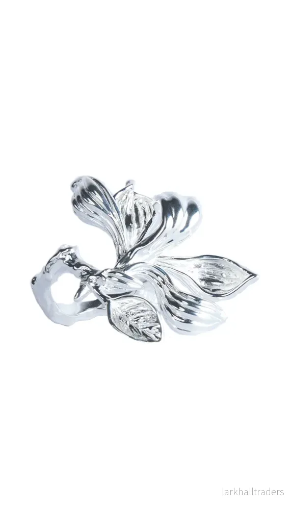 Veil Magnolia Silver ring