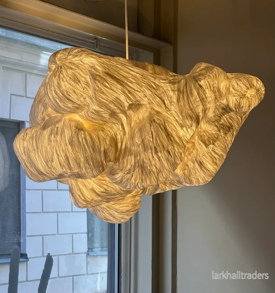 Draperad silkespapper pendellampa - Cloud