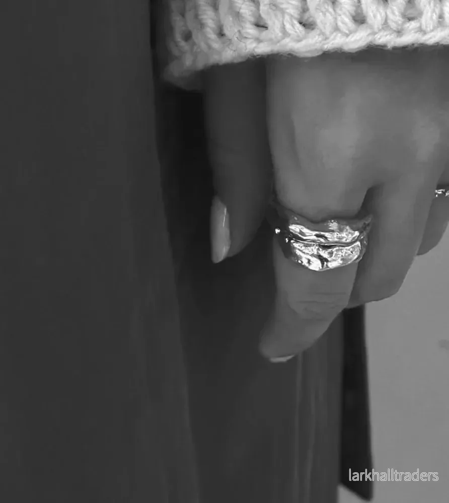 Chunky Kol Ring (Tillverkad på beställning) - Bild 2