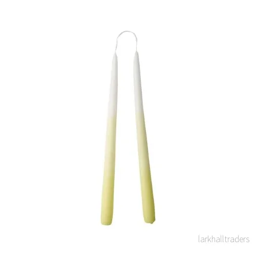 Coloured Taper Kronljus, Gul Coloured Taper Kronljus, Gul
