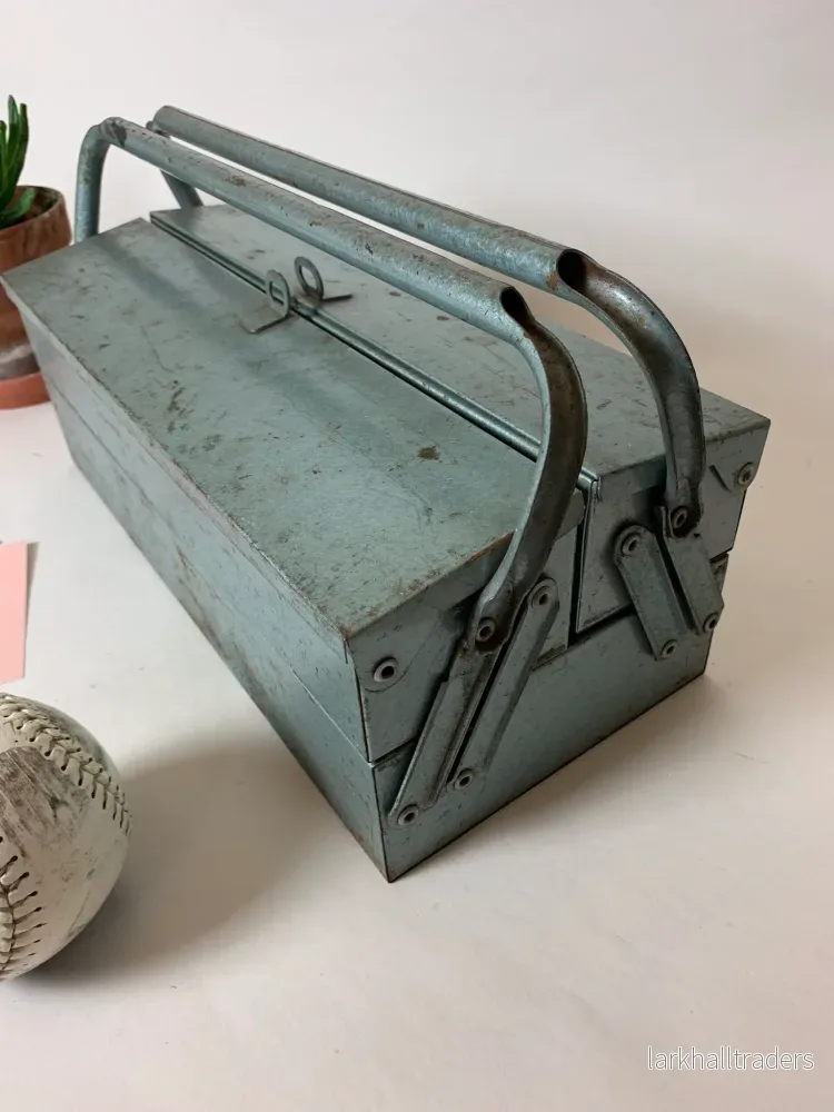 Metallfodral i vacker blå färg - Bild 2