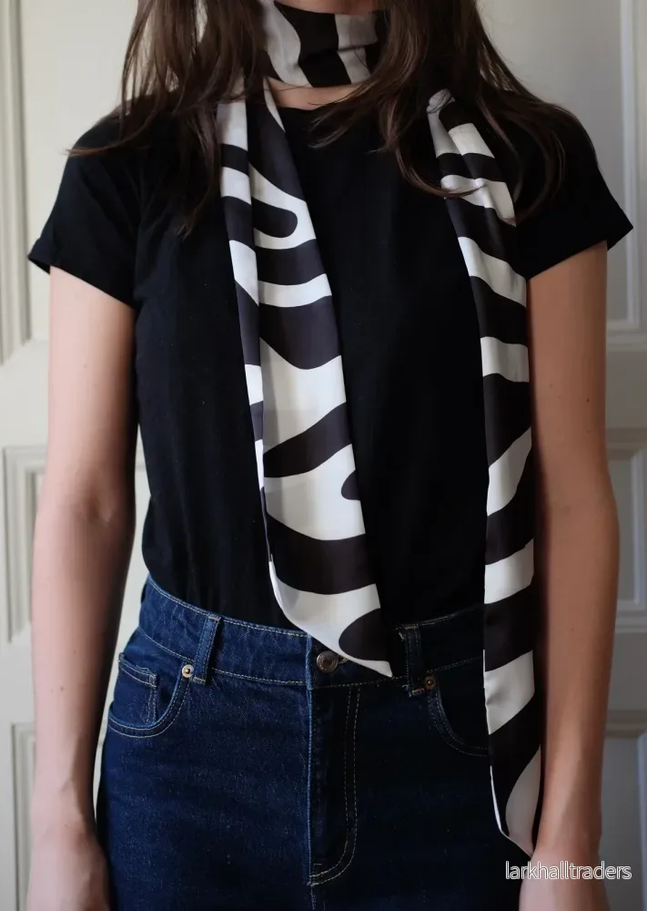 Twilly Scarf - Zebra waves - Bild 3
