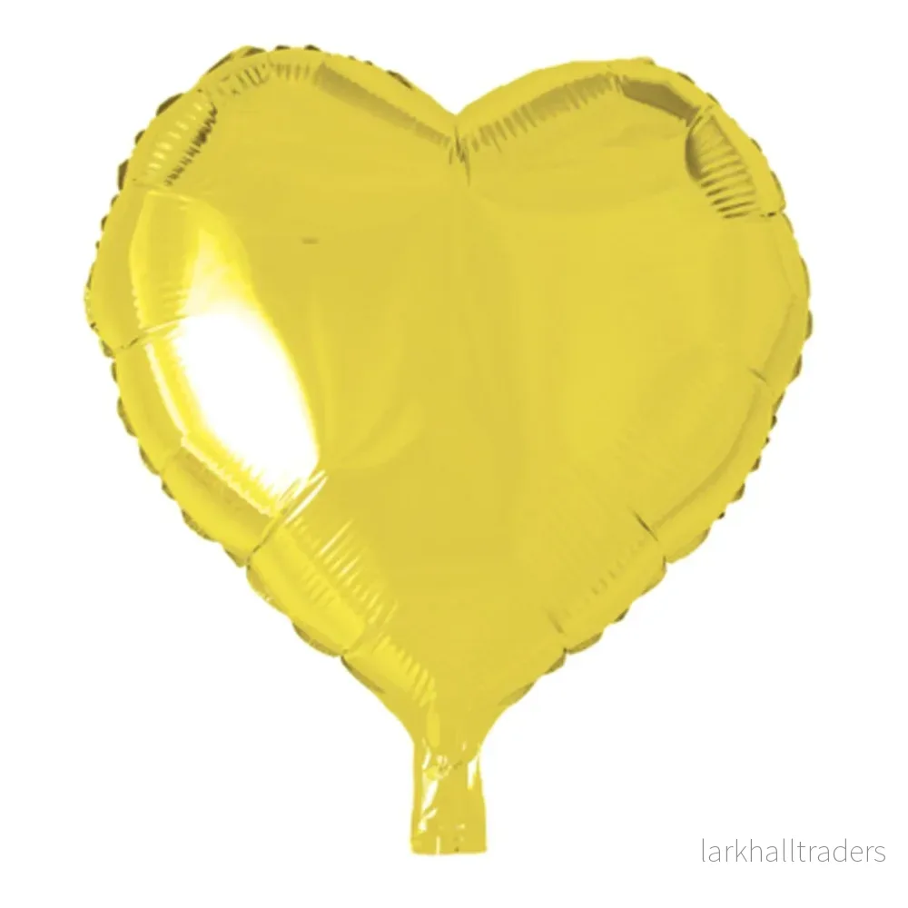 Folieballong, hjärta gul 45 cm Folieballong, hjärta gul 45 cm