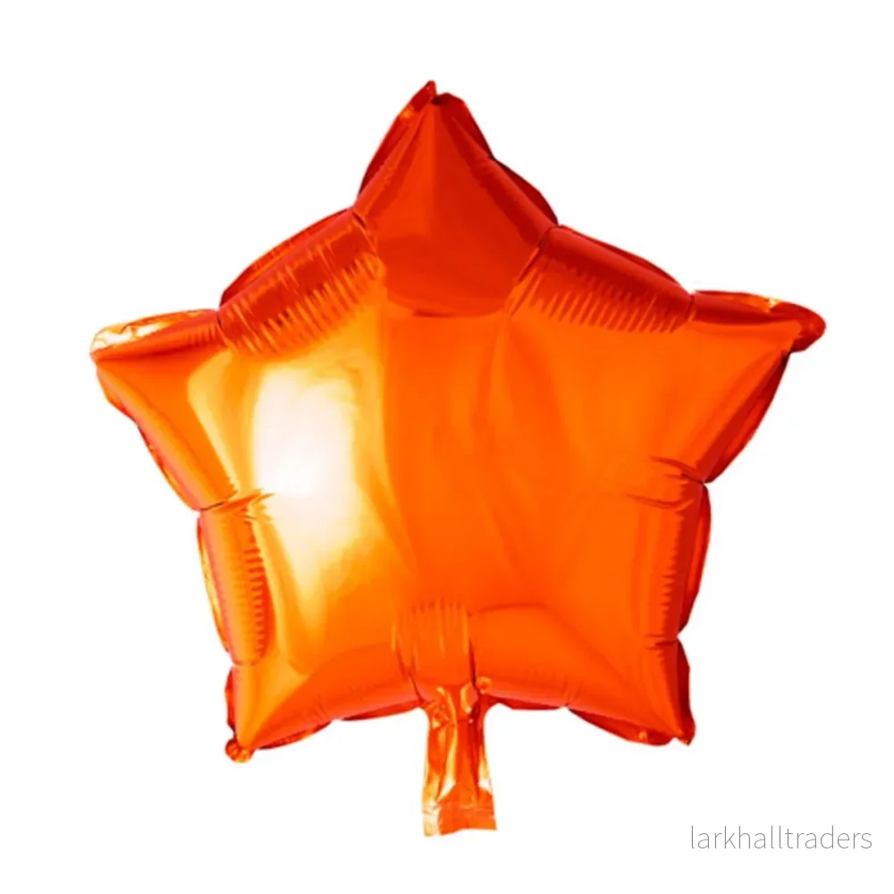 Folieballong, stjärna orange 45 cm Folieballong, stjärna orange 45 cm
