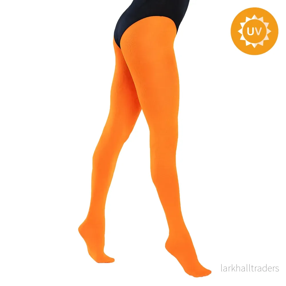 Strumpbyxor, neon orange - Bild 2