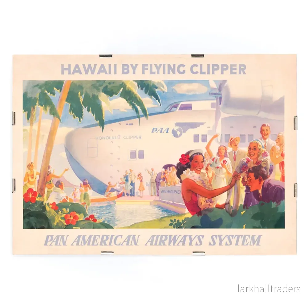 Hawaii med flygande clipper Poster - Bild 3